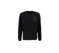 Alpha Industries Nylon Pocket Sweatshirt for Men Size 2XL - black