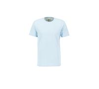 Alpha Industries Organics Embroidery T-Shirt for Men Size M - organic sky blue