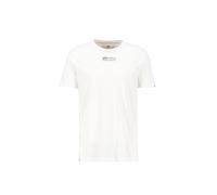 Alpha Industries Organics Embroidery T-Shirt for Men Size XS - organic white