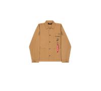 Alpha Industries P-41 HBT Combat Jacket Overshirts for Men Size 3XL - khaki