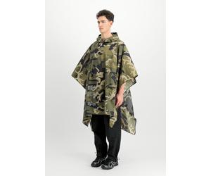 Alpha Industries - Packable Woodland Camo 65 - Poncho - camouflage - Onesize - 100% Nylon Onesize