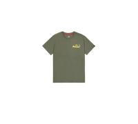 Alpha Industries Pearl Harbor Backprint T-Shirt for Men Size S - dark olive