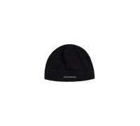 Alpha Industries Polar Beanie Rubber Logo Headwear for Men Size onesize - black
