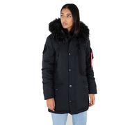 Alpha Industries Polar Jacket Women Winter Jackets for Women Size M - all black