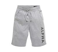 Alpha Industries Printed Sweat Shorts Grey