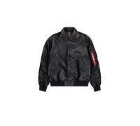 Alpha Industries PU College Bomber Jacket Bomber Jackets for Men Size S - black