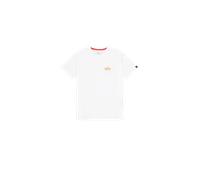 Alpha Industries Puff Print Logo Backprint T-Shirt for Men Size L - white