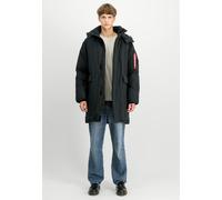 Alpha Industries Puffer Parka Jacket - Black