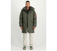Alpha Industries Puffer Parka Jacket - Dark Olive