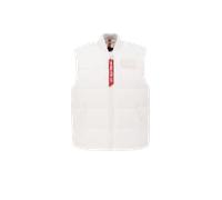 Alpha Industries Puffer Light Weight Vest Vests for Men Size L - jet stream white