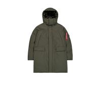 Alpha Industries Puffer Parka Winter Jacket Parka jacket for Men Size 2XL - dark olive