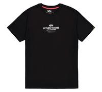 Alpha Industries Return Short Sleeve T-shirt Black 2XL Men