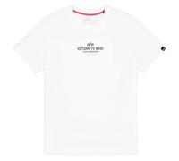 Alpha Industries Return To Base T-Shirt for Men Size S - white