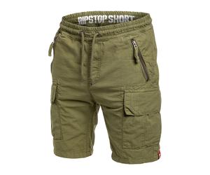 Alpha Industries Rip-Stop Joggers Shorts - Olive
