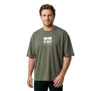 Alpha Industries Satin Logo T Short Sleeve T-shirt Green L Men