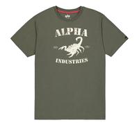 Alpha Industries Scorpion T-Shirt for Men Size XL - dark olive