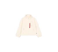Alpha Industries Sherpa Zip-Jacket Winter Jackets for Men Size S - off white