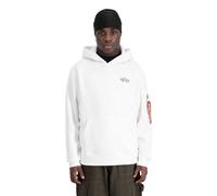 Alpha Industries Signature Bp Hoodie White XL Men