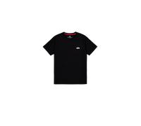 Alpha Industries Signature Puff Print Backprint T-Shirt for Men Size L - black
