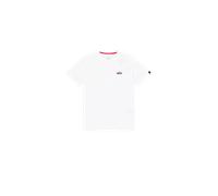 Alpha Industries Signature Puff Print Backprint T-Shirt for Men Size M - white