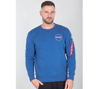 Alpha Industries Space Shuttle Sweatshirt for Men Size L - NASA blue