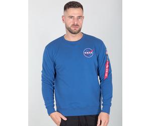 Alpha Industries Space Shuttle Sweatshirt for Men Size M - NASA blue