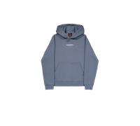 Alpha Industries Studio Edition Backprint Hoodie for Men Size L - denim blue