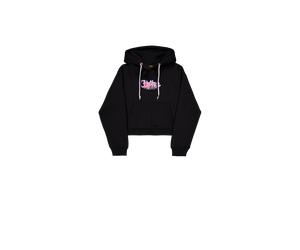Alpha Industries Studio Rainbow Cropped Hoodie Women for Women Size XS - black