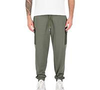 Alpha Industries Sweat Nylon Cargo Jogger Mens Sweatpants Dark Olive