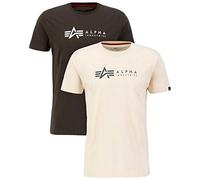 Alpha Industries Alpha Label Short Sleeve T-shirt 2 Units