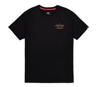 Alpha Industries Tonal Logo Print T-shirt - Black
