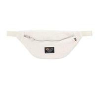 Alpha Industries Unisex Teddy Waist Bag Off White One Size