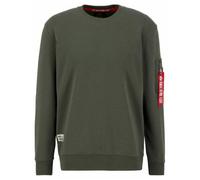 Alpha Industries Men's USN Blood Chit Sweatshirt, Dark Olive, XL