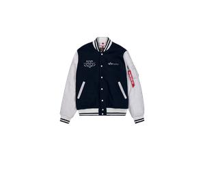Alpha Industries Varsity Air Force Jacket Jackets for Men Size 3XL - ultra navy