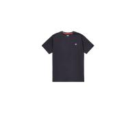 T-shirt Alpha Industries Waffle Small Logo Bleu XL