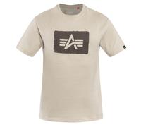 T-shirt Alpha Industries Washed Out Logo Beige XL