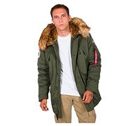 Alpha Industries Winter Jacket for Men Dark Green