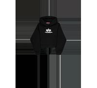 Alpha Industries Basic Big Logo Puff Print Hoodie Women for Women Size XL - black