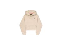 Alpha Industries Basic Small Logo Hoodie Women for Women Size S - organic beige