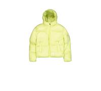 Alpha Industries Women's Cloud Puffer Bomber Jacket, Arctic Lime, M