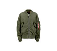 Alpha Industries Womens CWU MA-1 No Cords Bomber Jacket Women - Green - Size L/XL