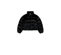 Alpha Industries Fur Puffer Winter Jacket Women Winter Jackets for Women Size XS - black