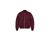 Alpha Industries MA-1 VF Light Bomber Jacket Women for Women Size L - dark cherry
