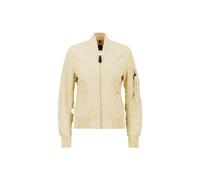 Alpha Industries Womens MA-1 VF Vintage Fit Light Weight Bomber Jacket Women - Brown - Size Small
