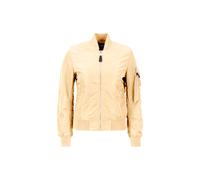 Alpha Industries Womens MA-1 VF Vintage Fit Light Weight Bomber Jacket Women - Orange - Size Small
