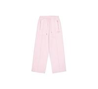 Alpha Industries Women's Rhinestone World Logo Jogger, Pale Lilac, L