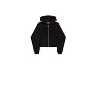 Alpha Industries Women's Rhinestone World Zip Hoodie Jacket, Black, XS