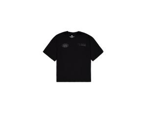 Alpha Industries World Logo Backprint T-Shirt for Men Size S - black