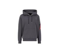 Alpha Industries X-Fit Label II Hoodie for Men Size L - vintage grey