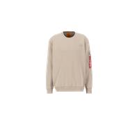 Alpha Industries Men's X-Fit Label Sweater, Vintage Sand, XXL